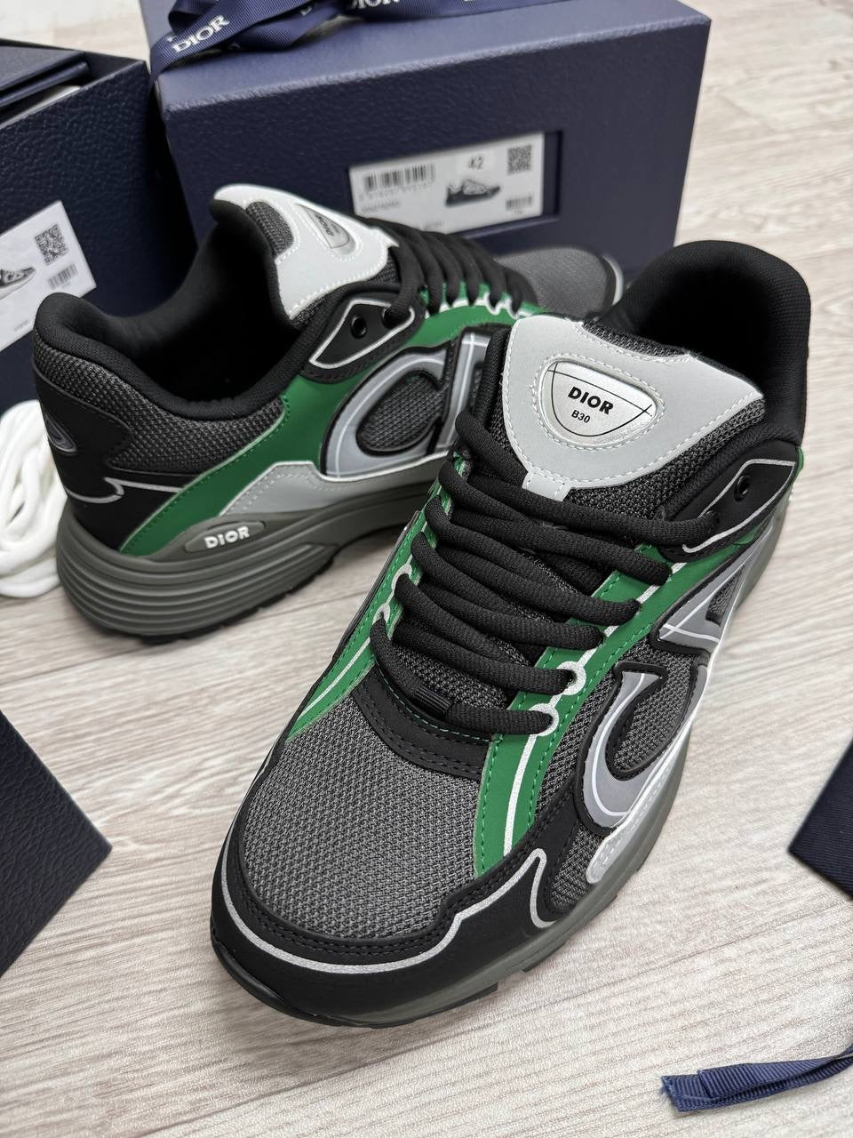 D B30 Mesh Grey Green Black